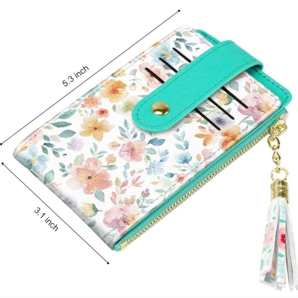 Floral Card Holder Wallet